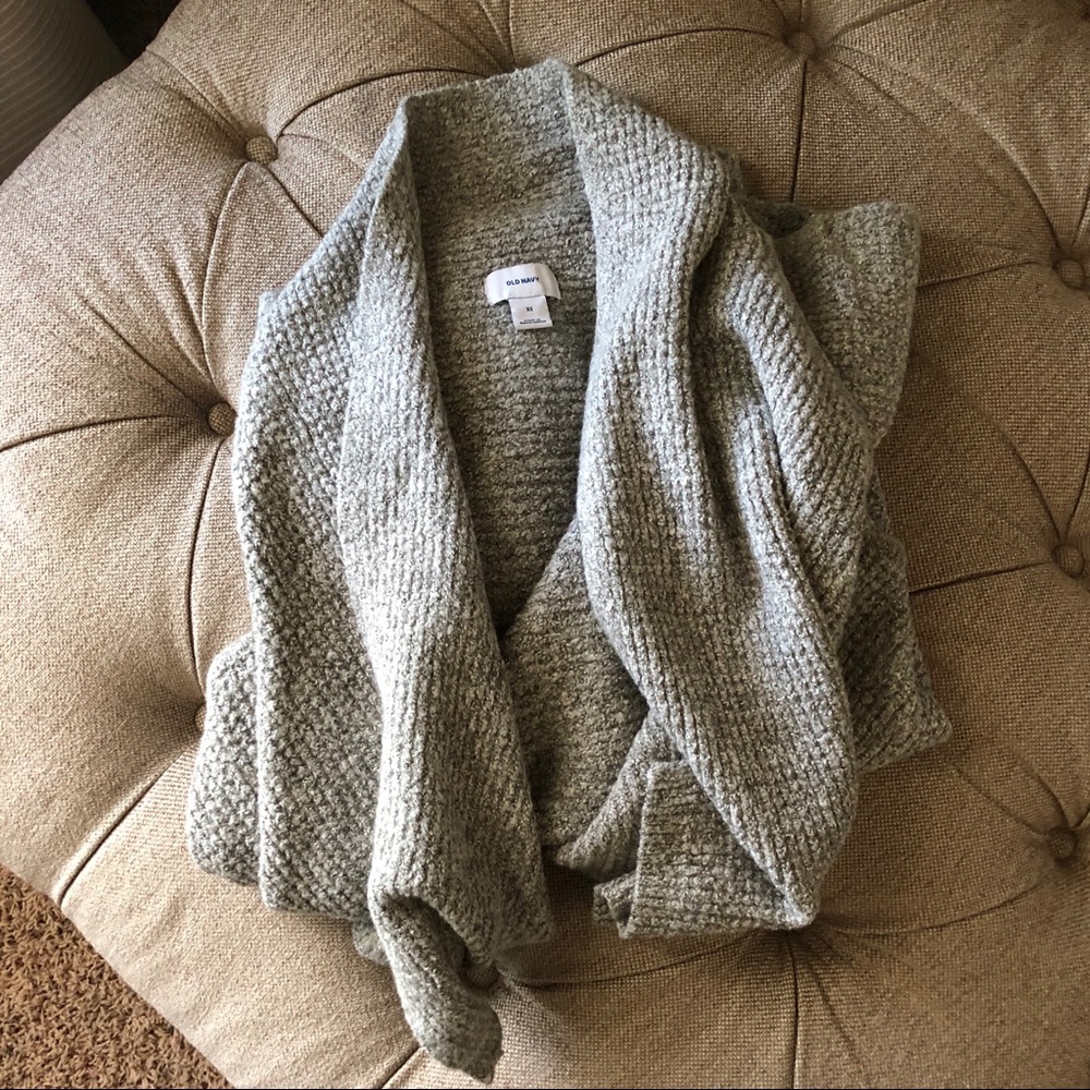 Old Navy sleeveless waterfall cardigan